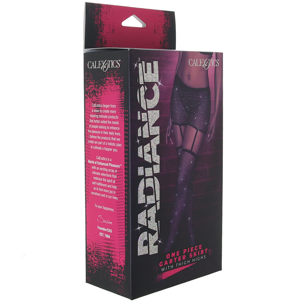Radiance One Piece Gartered Skirt and Stockings Lingerie > Lingerie
