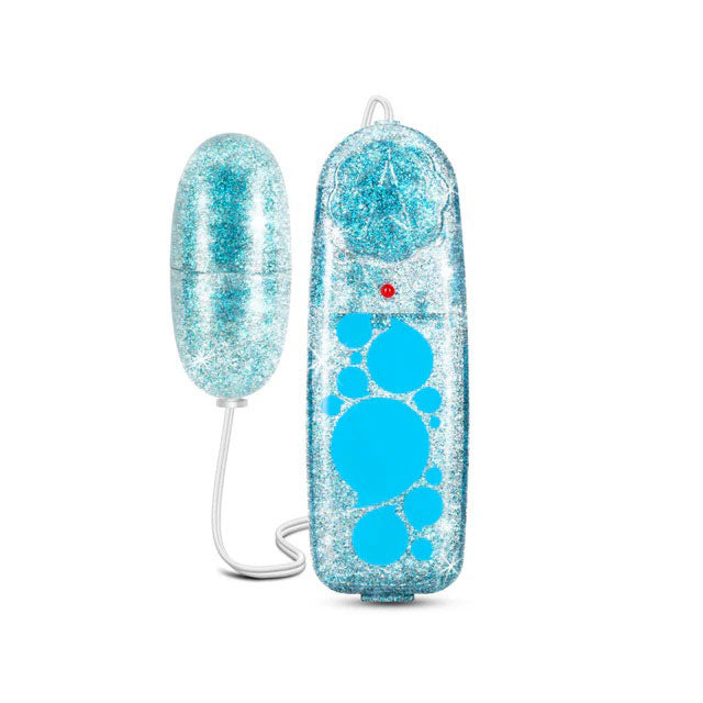 B Yours Glitter Power Bullet Blue 5.5 cm