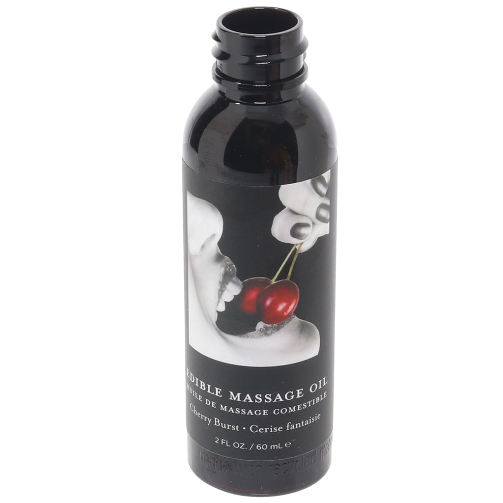 Edible Massage Oil 2oz/60ml in Cherry Burst Sensual Love > Massage
