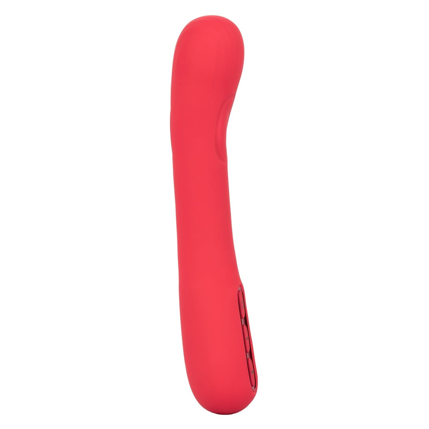 Throb Thumper Red Premium Silicone Massager with Dual Thumping Pads and 3-Speed Vibration