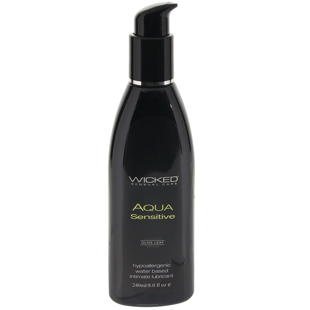 Aqua Sensitive Hypoallergenic Lube 8oz/240ml Lubes and Lotions > Water Based Sex Lubes