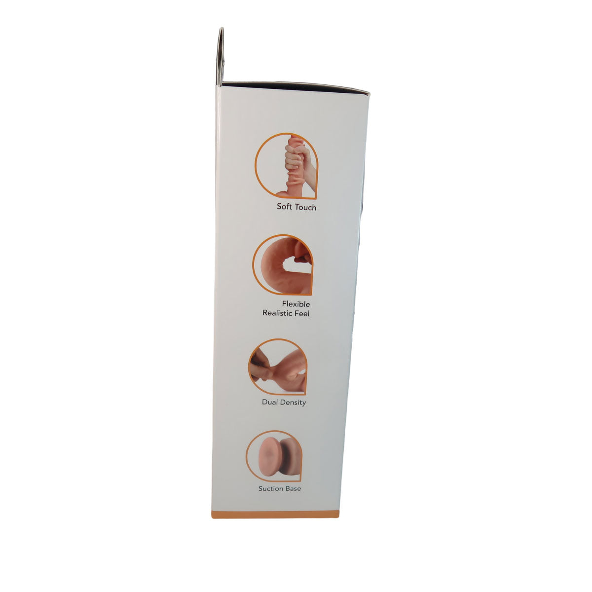 Get Lucky 7.5 Inch Realistic Dark Brown Dildo