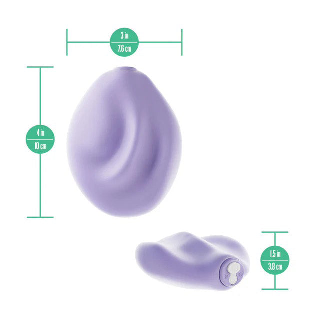 Urself PulsePad (Lavender) – Double-Sided Silicone Vibrator