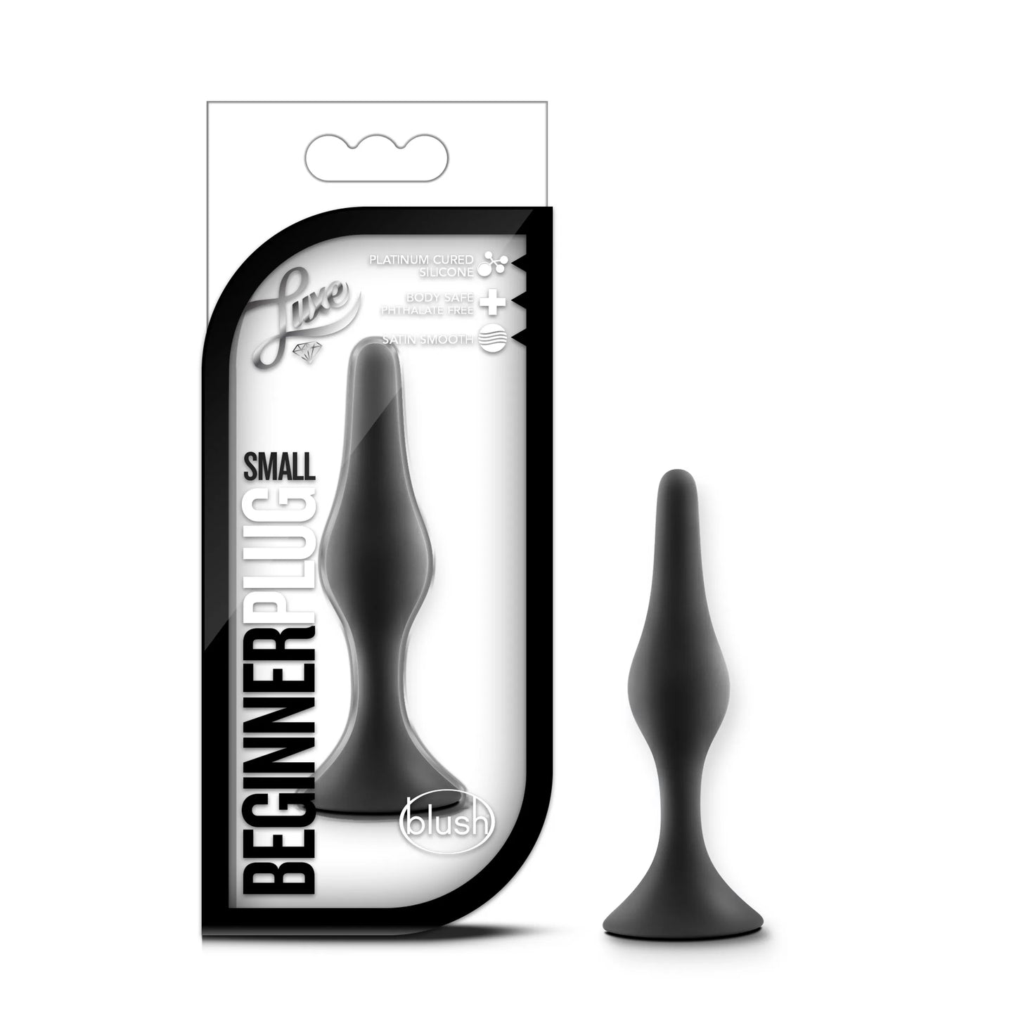 Luxe Beginner Plug Small – Comfortable Tapered Tip Butt Plug