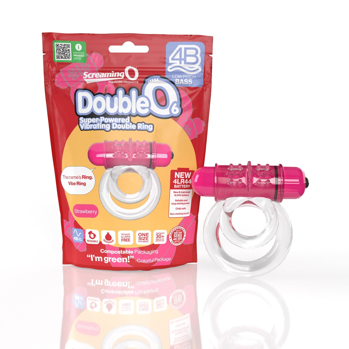 Double O 6 4B Low Pitch Bass (Strawberry)