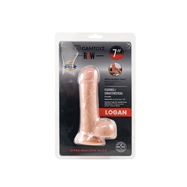 Raw Dildo Ultra Realistic Logan (Light) – 7" Dildo
