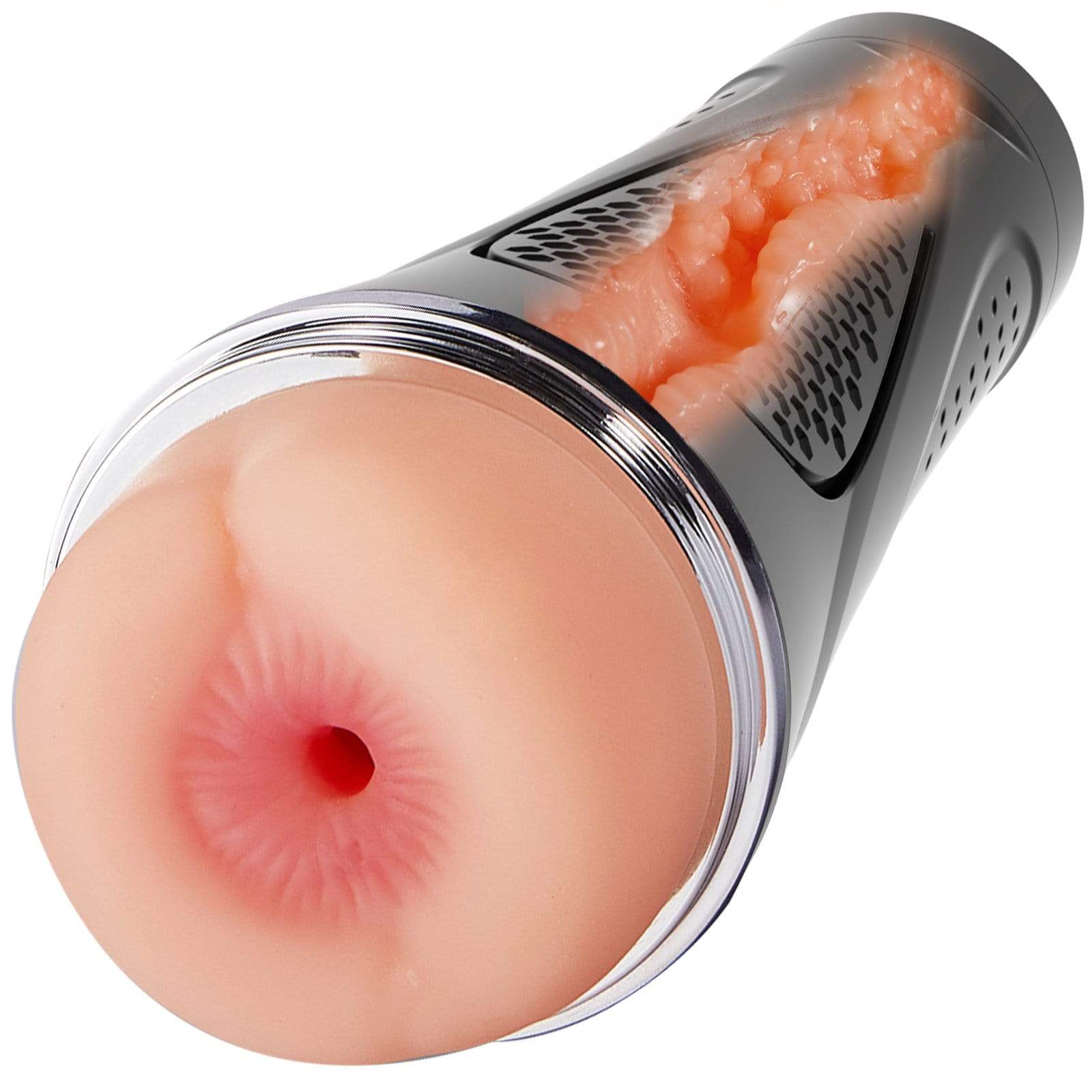 Honeycomb Realistic Asshole Manual Sucking Male Masturbation Cup Black Masturbation Cup
