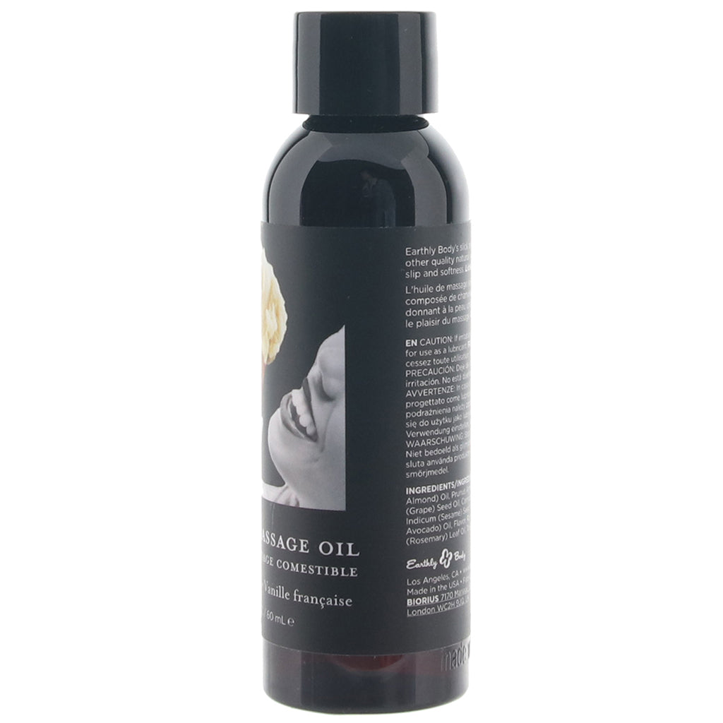 Edible Massage Oil 2oz/60ml in Vanilla Sensual Love > Massage