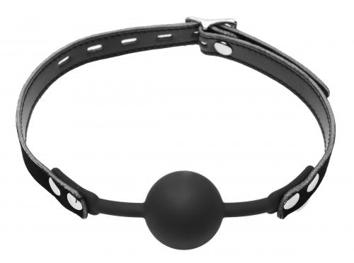 Premium Hush Locking Silicone Ball Gag – Comfort Silicone Ball Gag