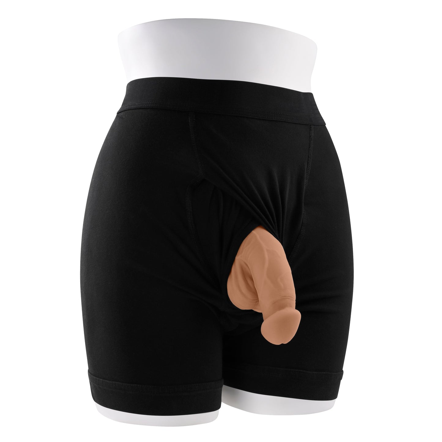 Gender X 4 Inch Silicone Packer Medium (Tan) – Body-Safe Silicone Packer