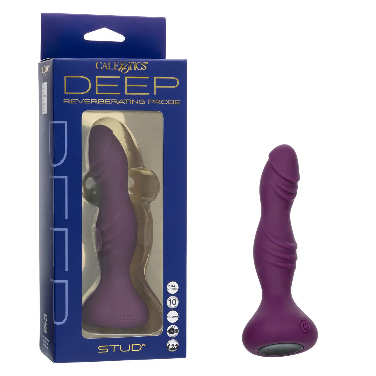 Deep Stud – Curved Textured Probe Vibrator