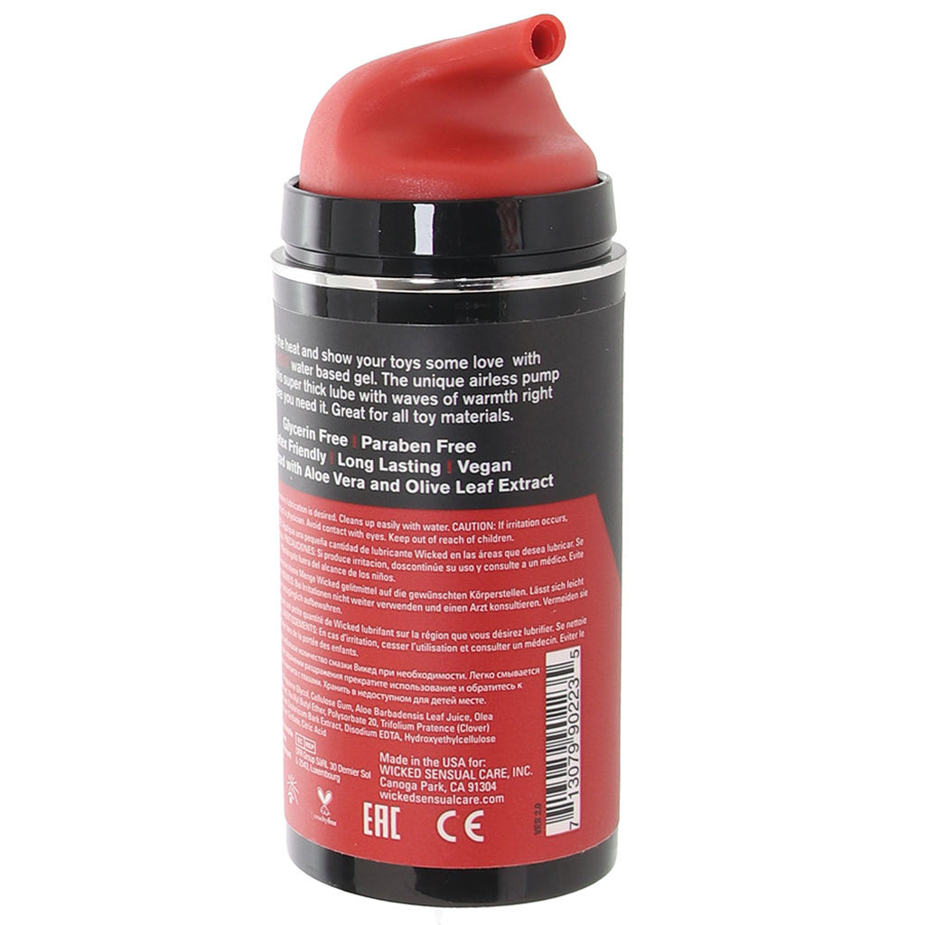Toy Fever Warming Lubricating Gel in 3.3oz/100ml Lubes and Lotions > Stimulating Lubricants