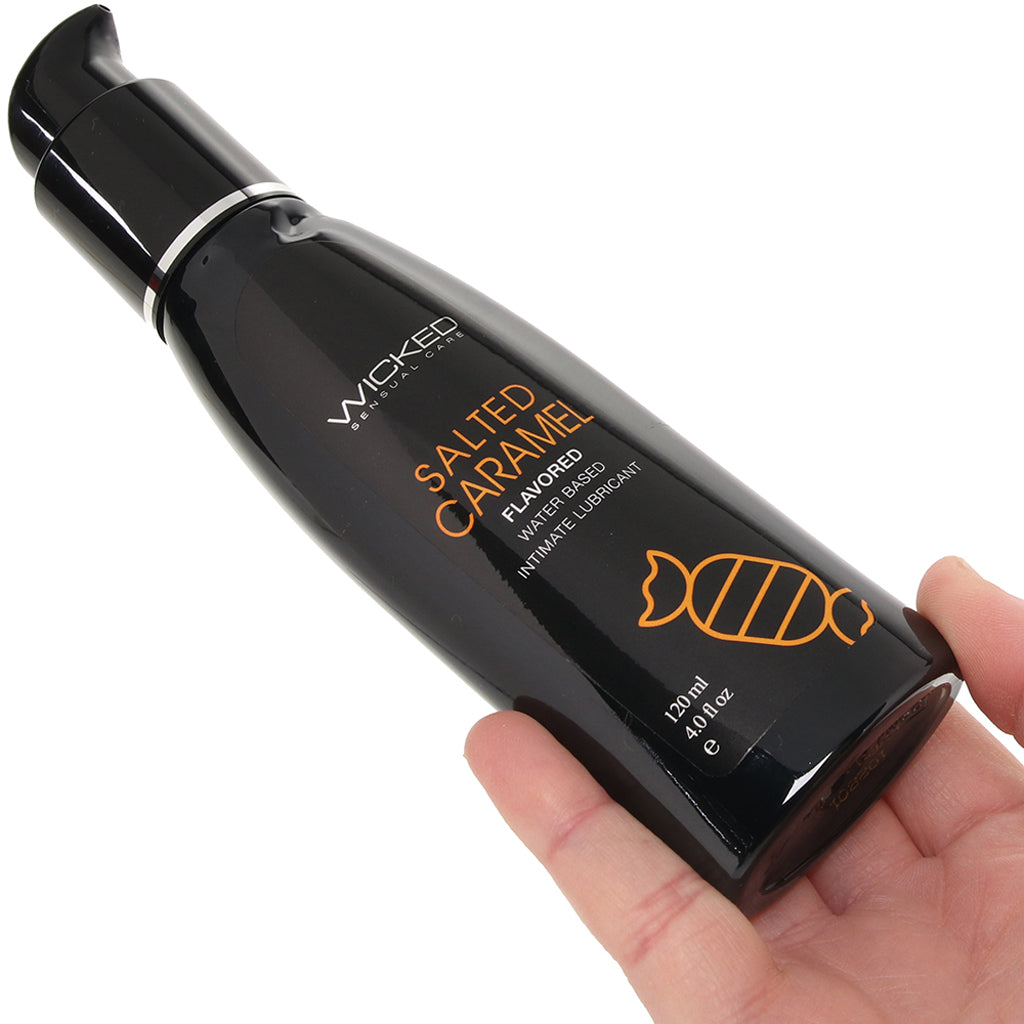Aqua Flavored Lube 4oz/120ml in Salted Caramel Lubes and Lotions > Flavored Sex Lubes