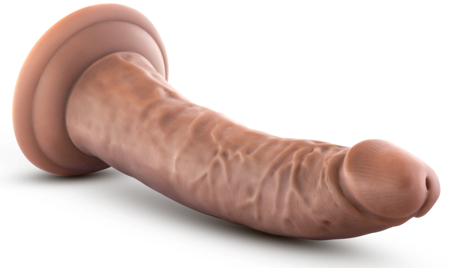 Blush Au Naturel Jack (Mocha) 7 Inch Bendable Realistic Dildo