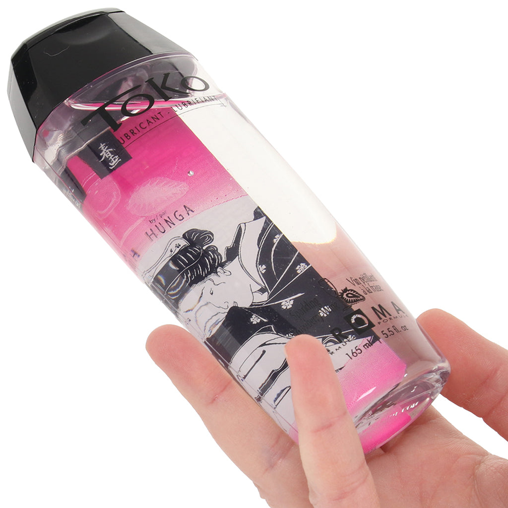 Toko Aroma Flavored Lube 5.5oz/163ml in Strawberry Wine Lubes and Lotions > Flavored Sex Lubes