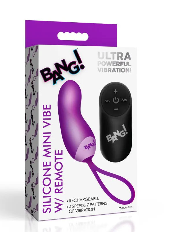 Silicone Mini Vibe With Remote – Luxury Flexible Silicone Vibrator
