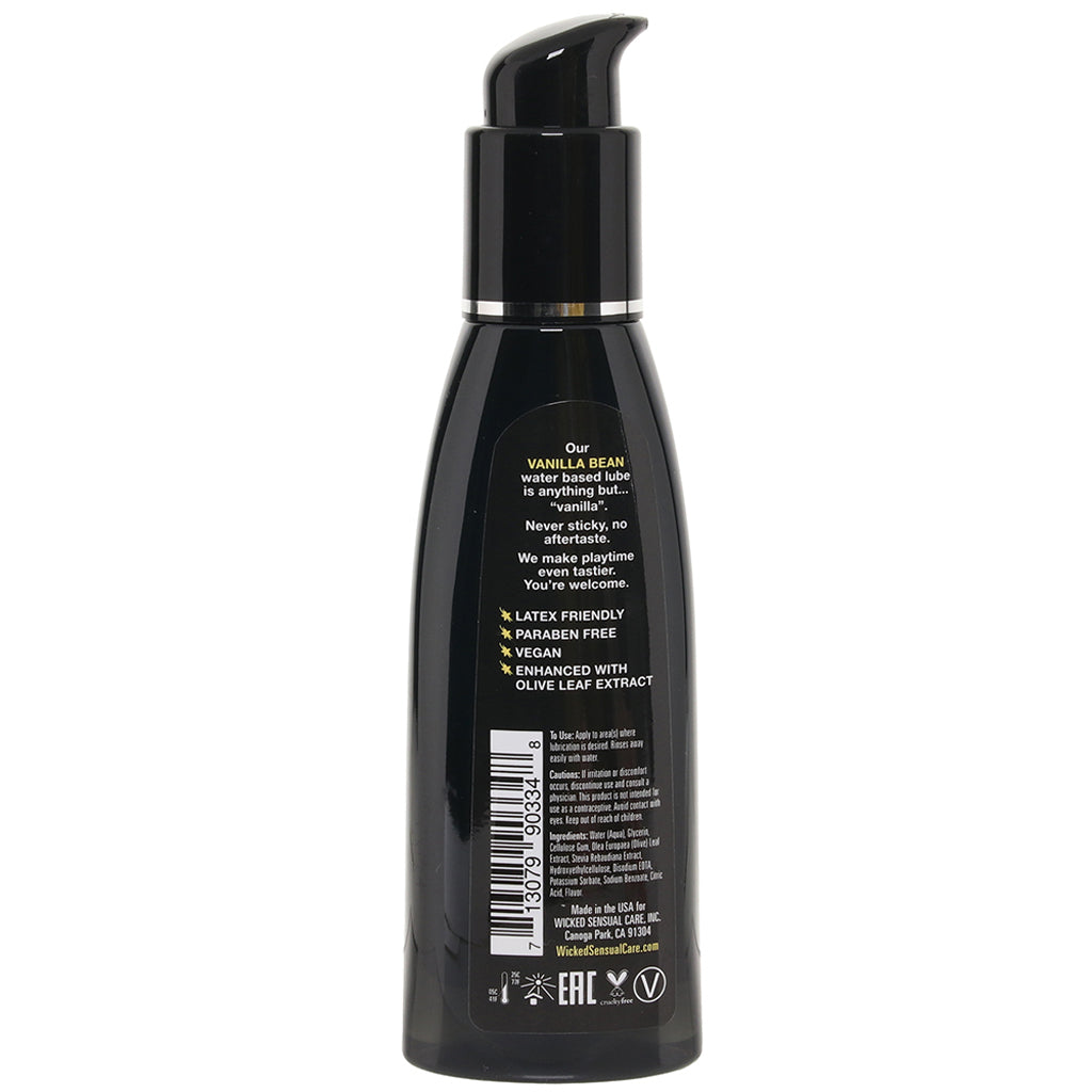 Aqua Flavored Lube 4oz/120ml in Vanilla Bean Lubes and Lotions > Flavored Sex Lubes