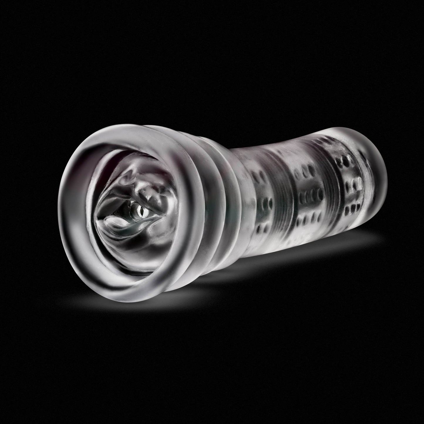Rize Luz Clear Glow in the Dark Self-Lubricating Stroker