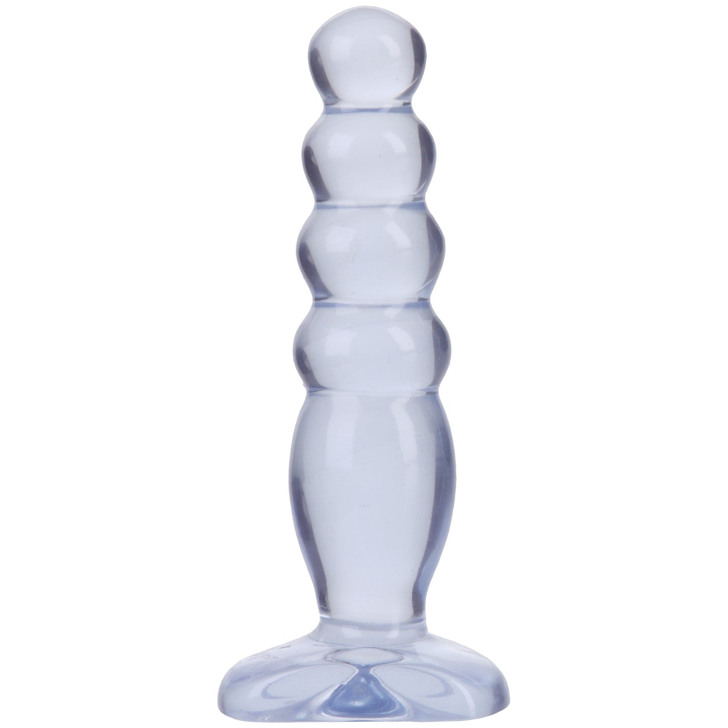 Crystal Jellies Clear Anal Plug Soft Flexible Graduated Butt Plug