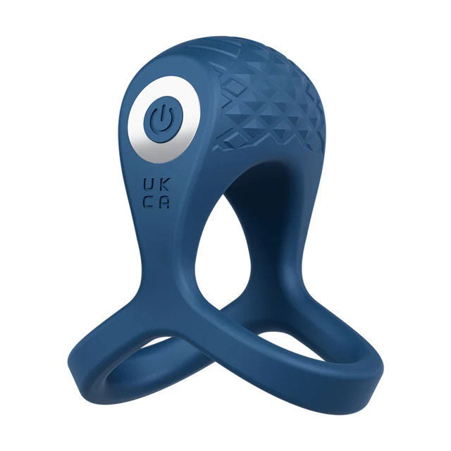 Performance Plus Dual Flex Pro (Blue) – Premium Cock Ring and Ball Strap with 10 Vibration Modes