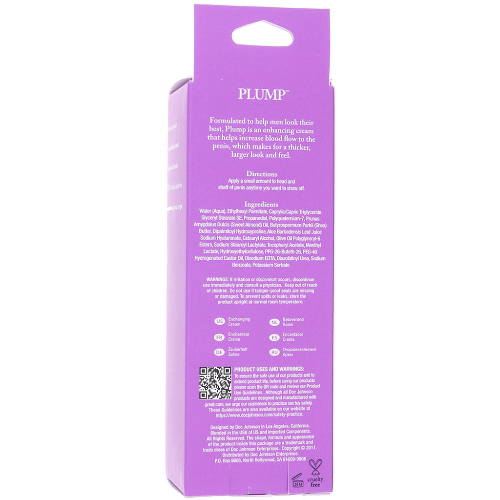 Plump Enhancement Cream for Men with Package in 2oz Lubes and Lotions > Sexual Stimulants