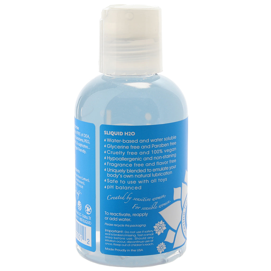 H2O Glycerin Free Natural Lube in 4.2oz/125ml Lubes and Lotions > Water Based Sex Lubes