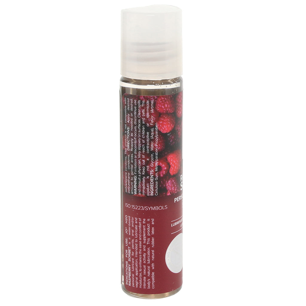 H2O Flavored Lube 1oz/30ml in Raspberry Sorbet Lubes and Lotions > Flavored Sex Lubes