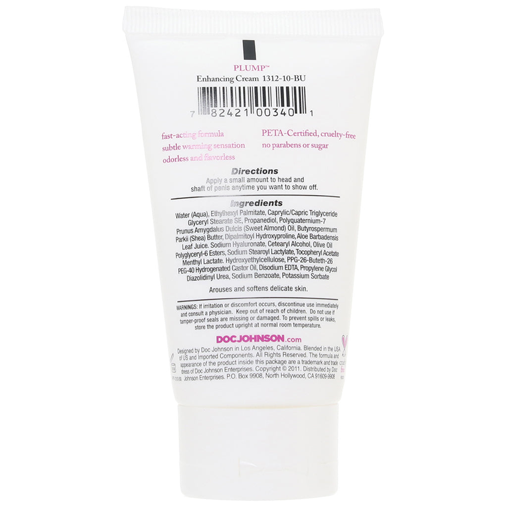 Plump Enhancement Cream for Men with Package in 2oz Lubes and Lotions > Sexual Stimulants