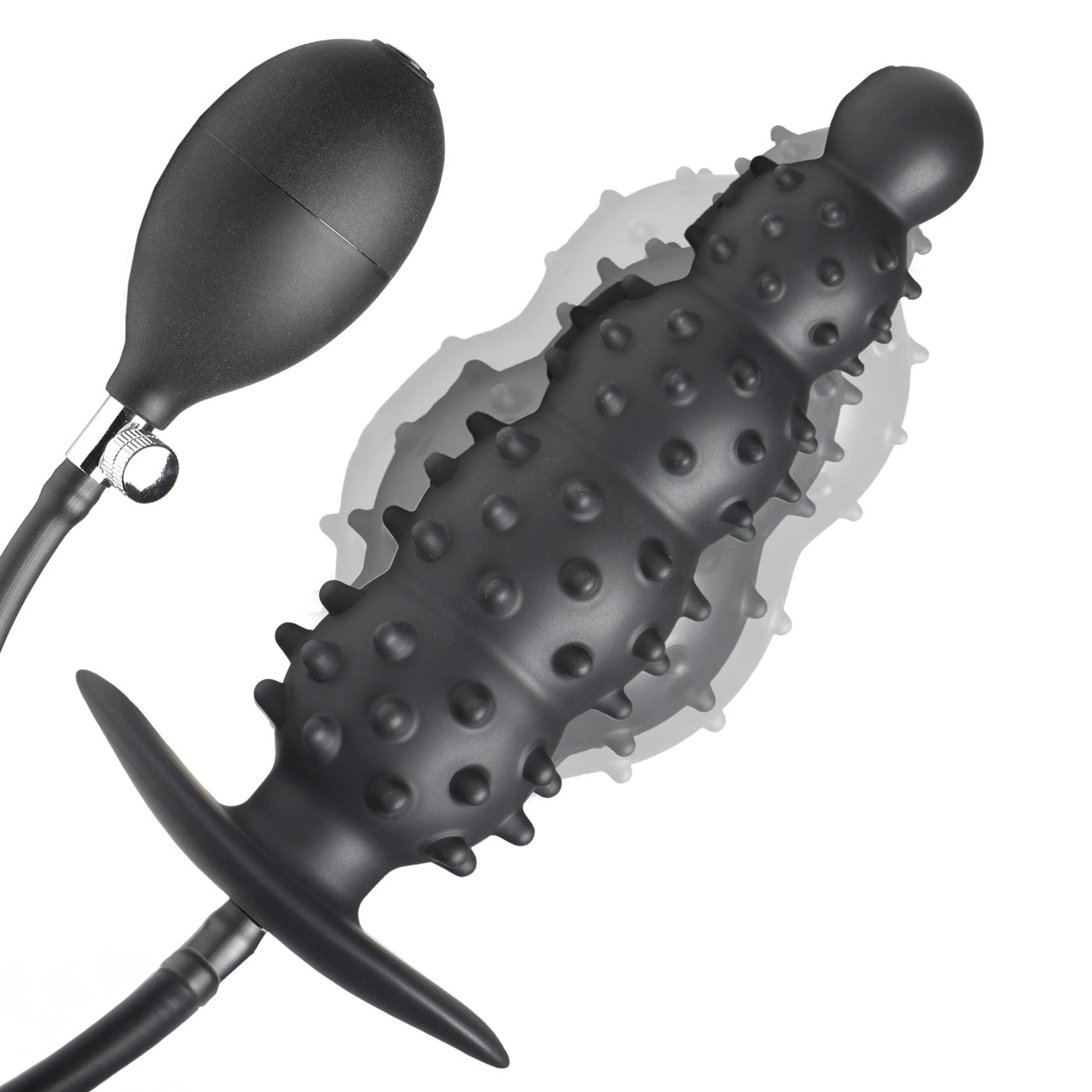 Ass Puffer Nubbed Inflatable Anal Plug