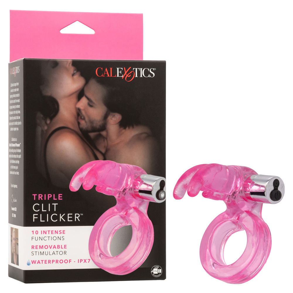 Triple Clit Flicker Vibrator Toy