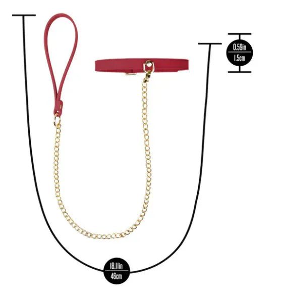 Temptasia Ardor – Adjustable Silicone Collar and Leash Set