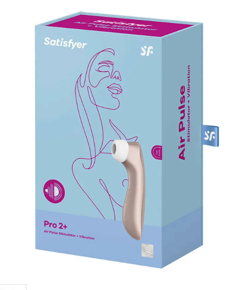 Satisfyer Pro 2 Plus – Waterproof Air Pulse and Vibration Stimulator
