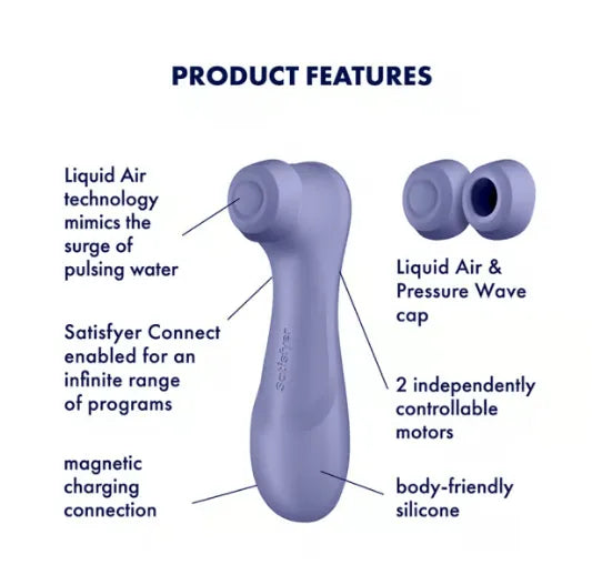 Satisfyer Pro 2 Generation 3 Connect – App-Enabled Waterproof Vibrator