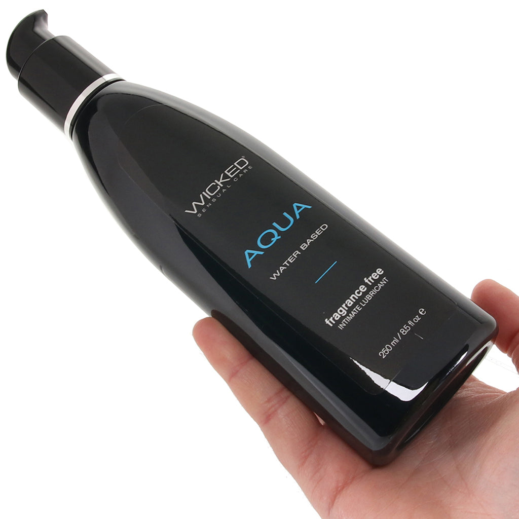 Aqua Fragrance Free Water Based Lube in 8.5oz/250ml Lubes and Lotions > Water Based Sex Lubes