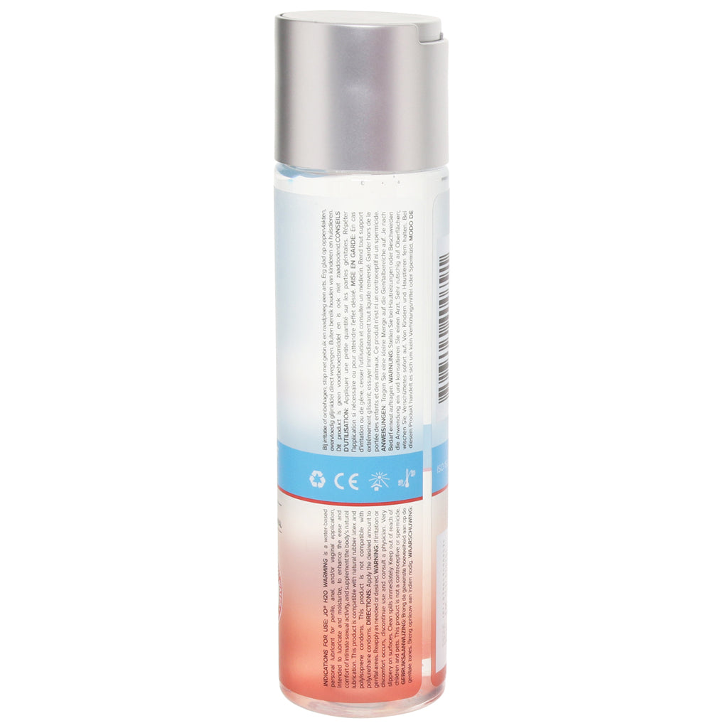 H2O Warming Personal Lube in 4oz/120ml Lubes and Lotions > Stimulating Lubricants