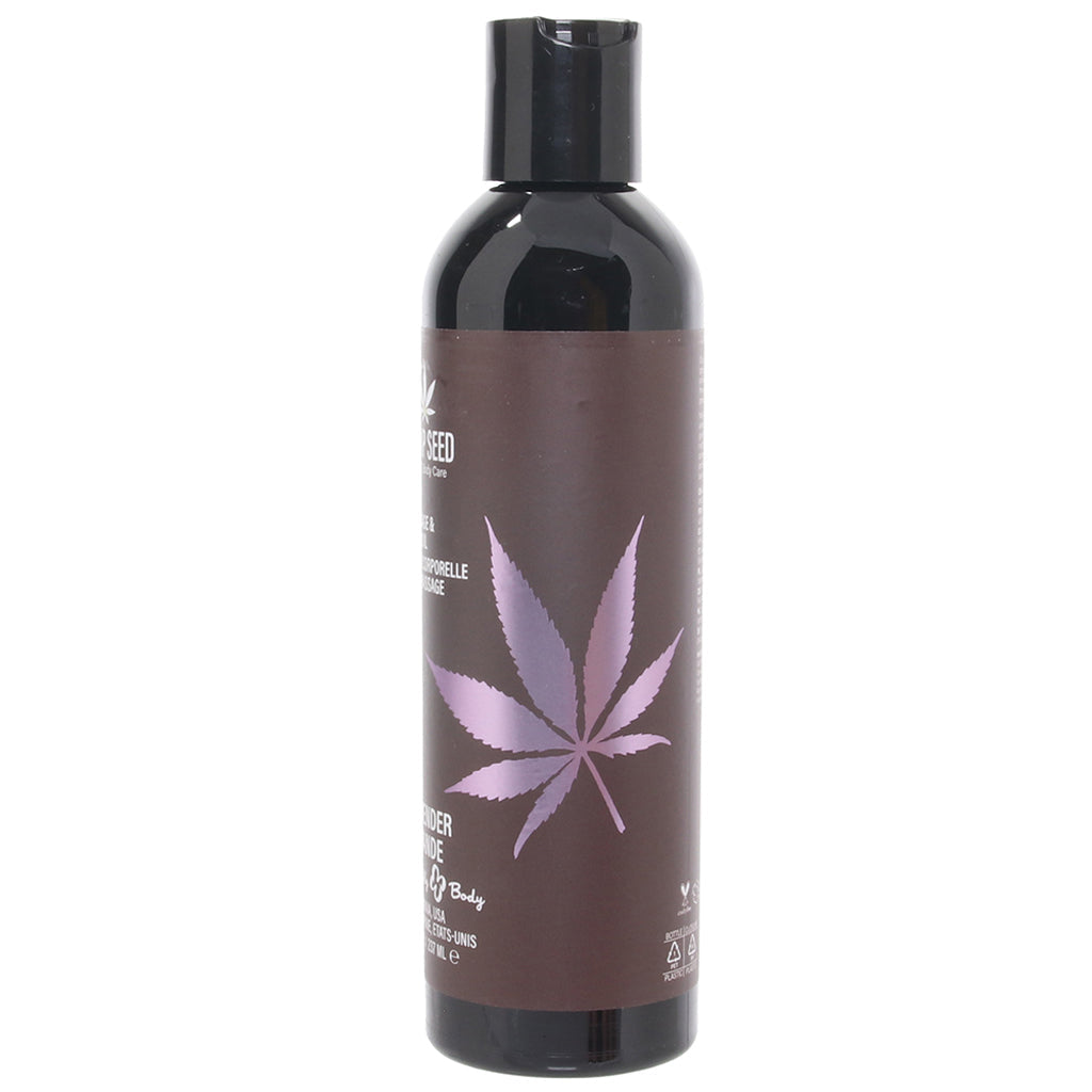 Hemp Seed Massage Oil 8oz/236ml in Lavender Sensual Love > Massage