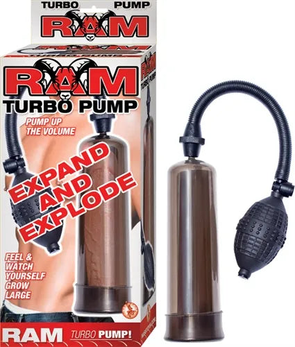 Ram Turbo Pump (Smoke) – 7 Inch Insertable Penis Pump