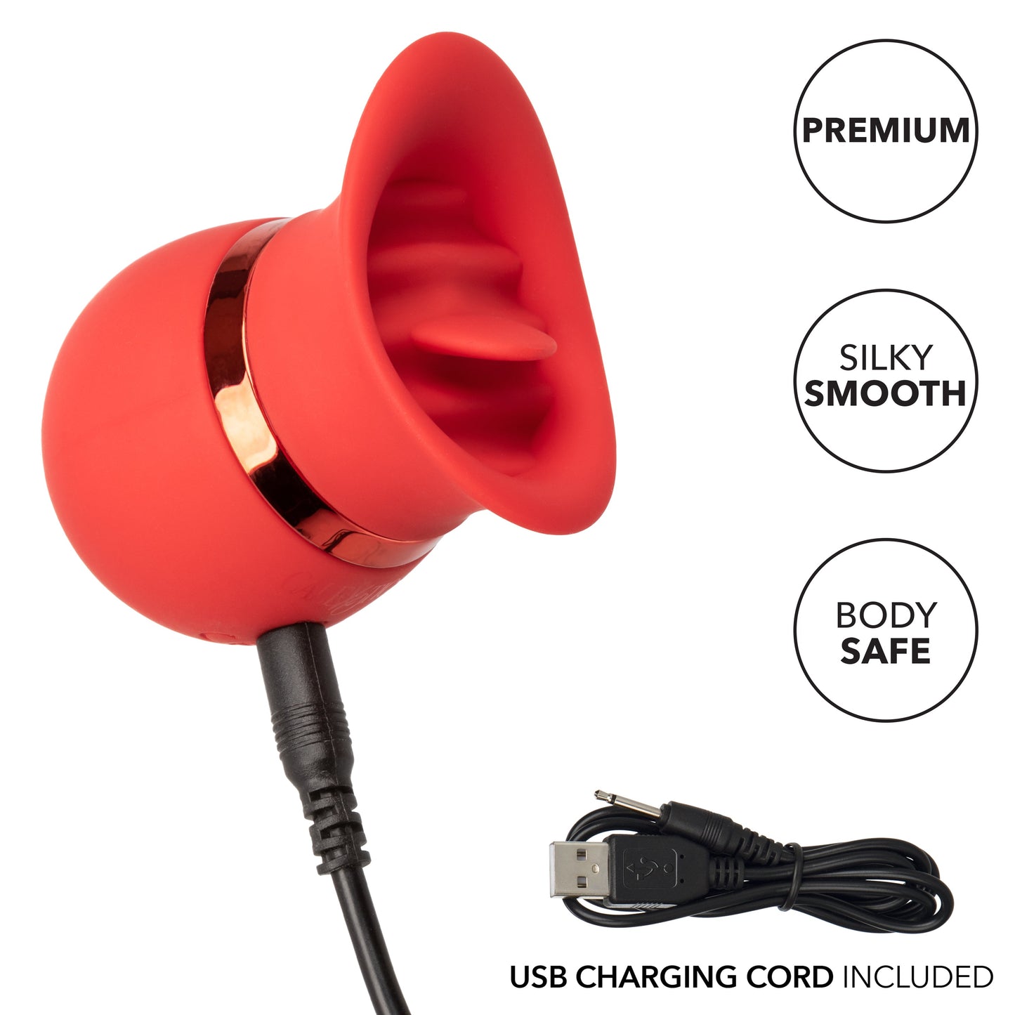 French Kiss Sweet Talker – Compact Massager with 12 Flickering Functions Vibrator