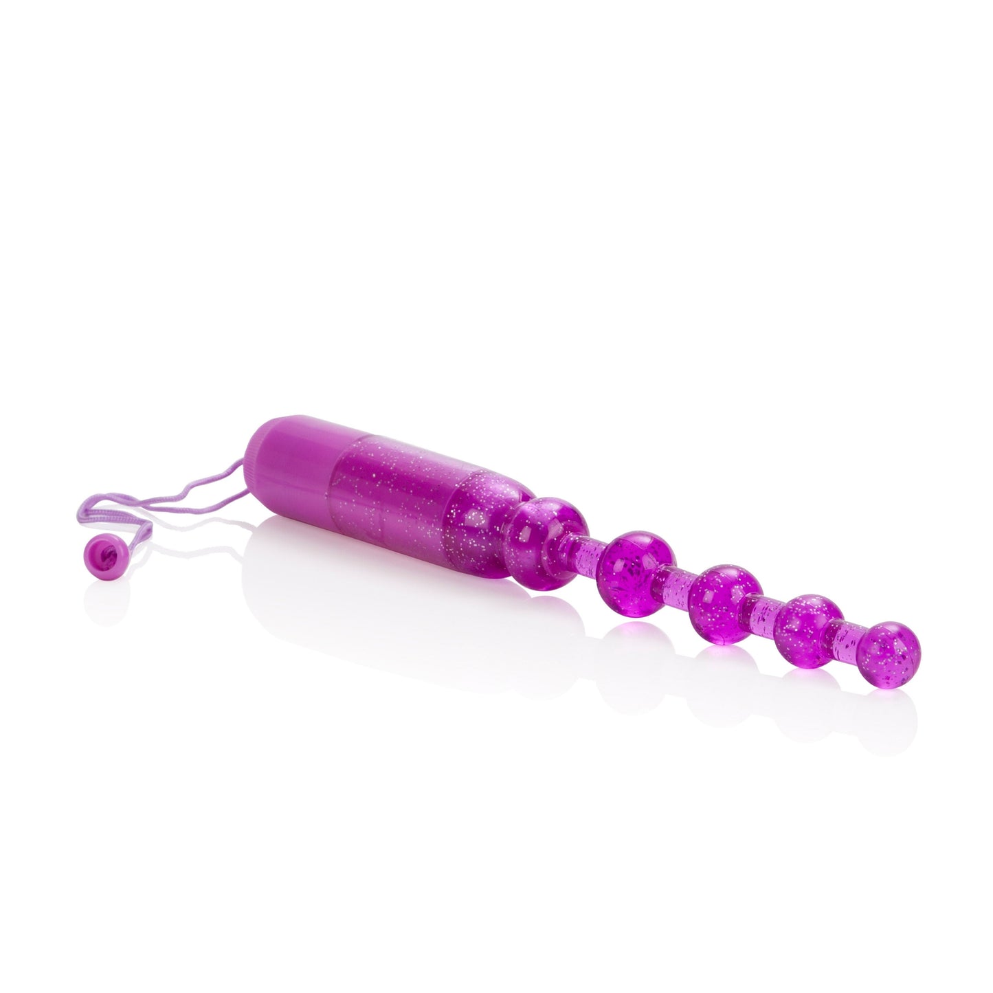 CalExotics Pink Vibrating Pleasure Beads with Beaded Shaft