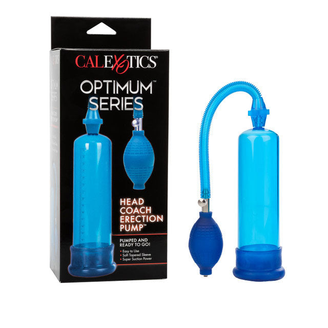 Head Coach Penis Pump with Flexible Hose and Soft Jelly Sleeve