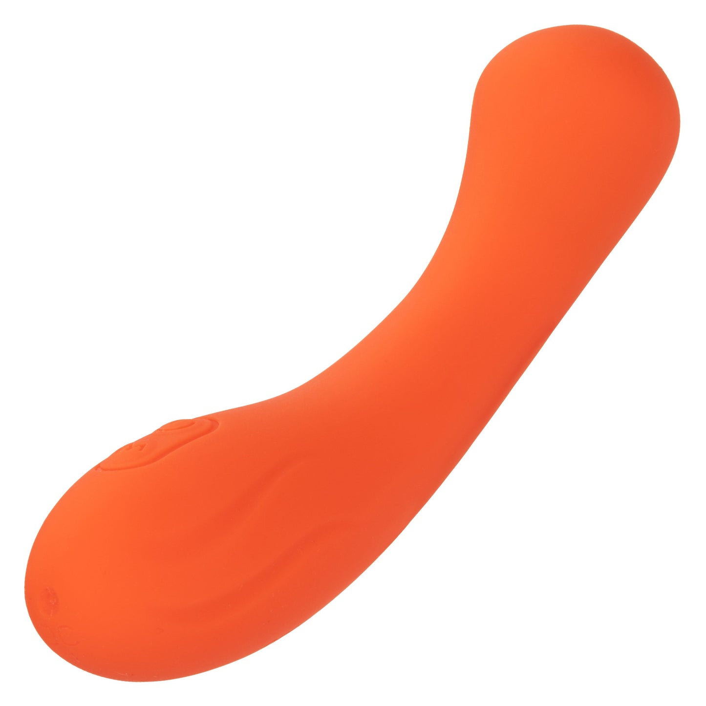 Stella Liquid Silicone G-Wand Vibrator in Orange with Flexible Neck and 12 Vibration Functions