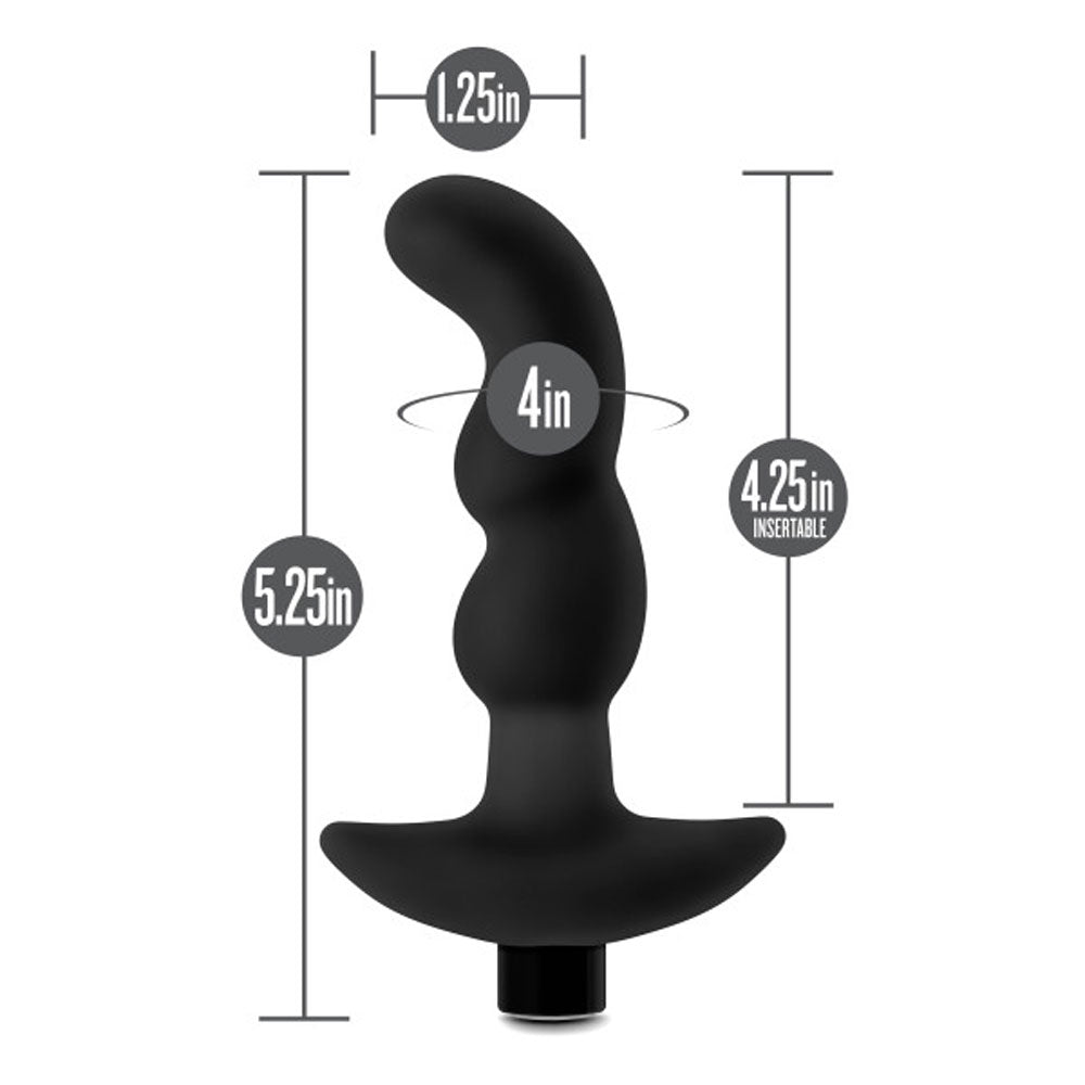 Anal Adventures Platinum Silicone Prostate Massager