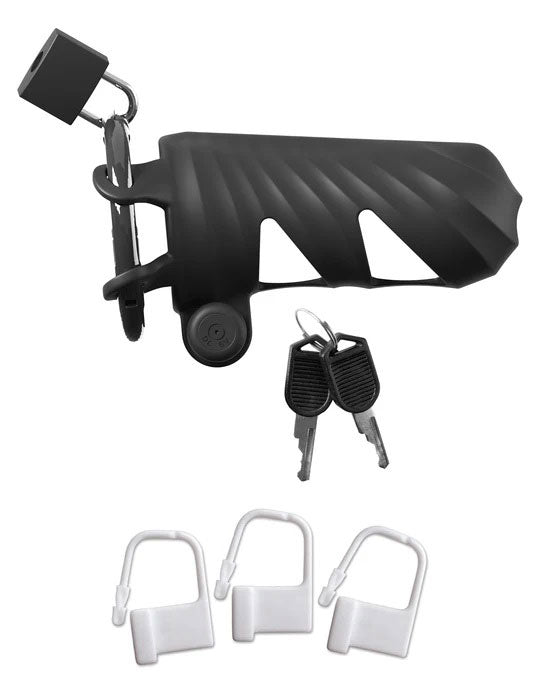 Fantasy C-Ringz (Black) – Remote-Controlled Vibrating Cock Blocker