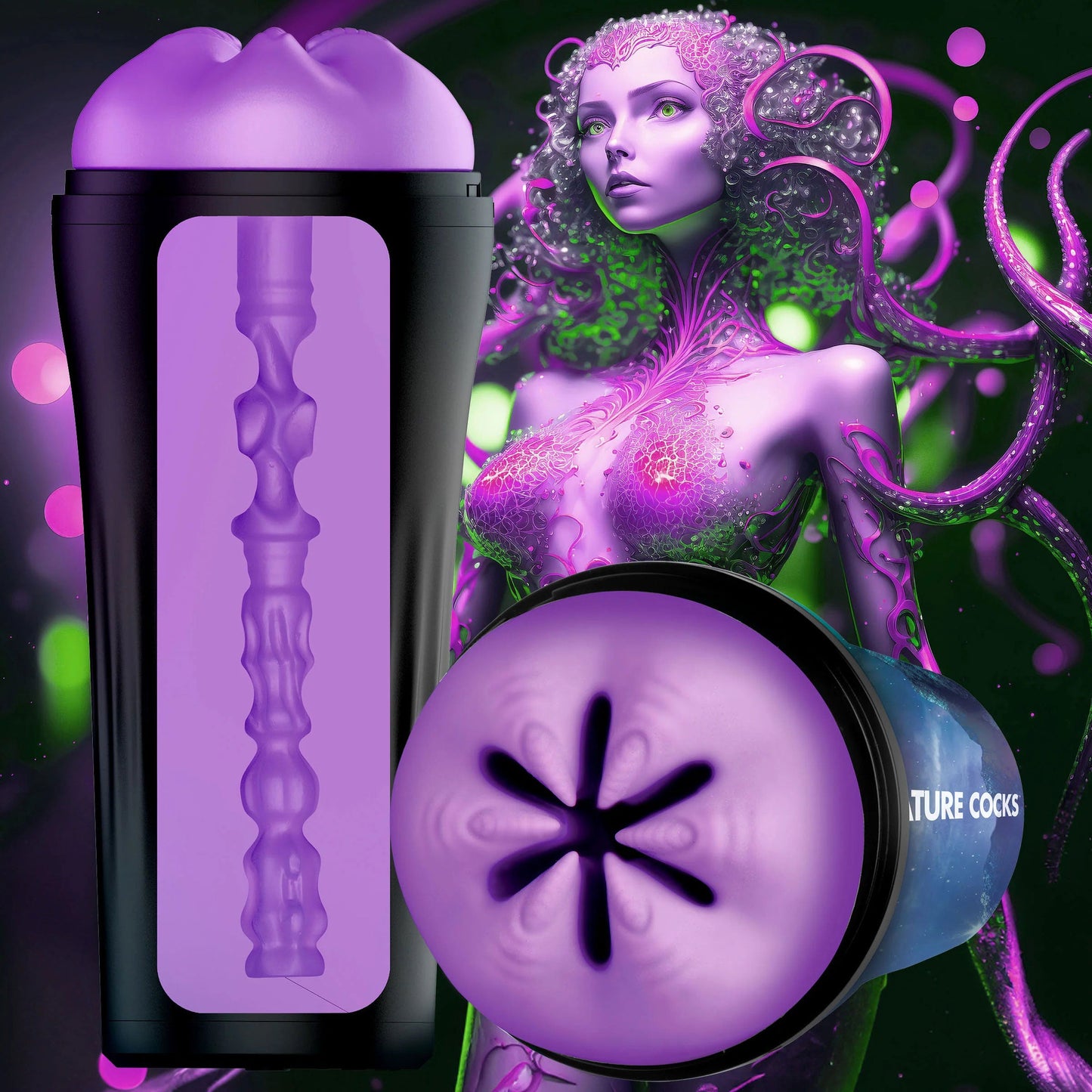 Creature Cocks Wormhole Alien – Textured TPE Masturbator