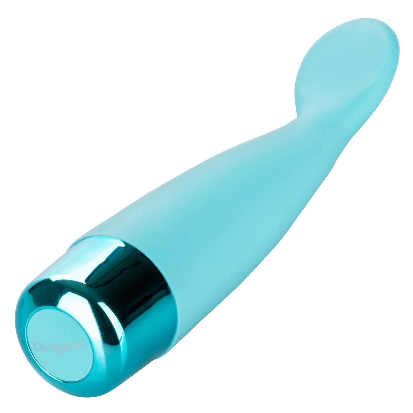 Eden Scoop Flexible Blue Silicone Massager with 10 Vibration Functions and Waterproof Design