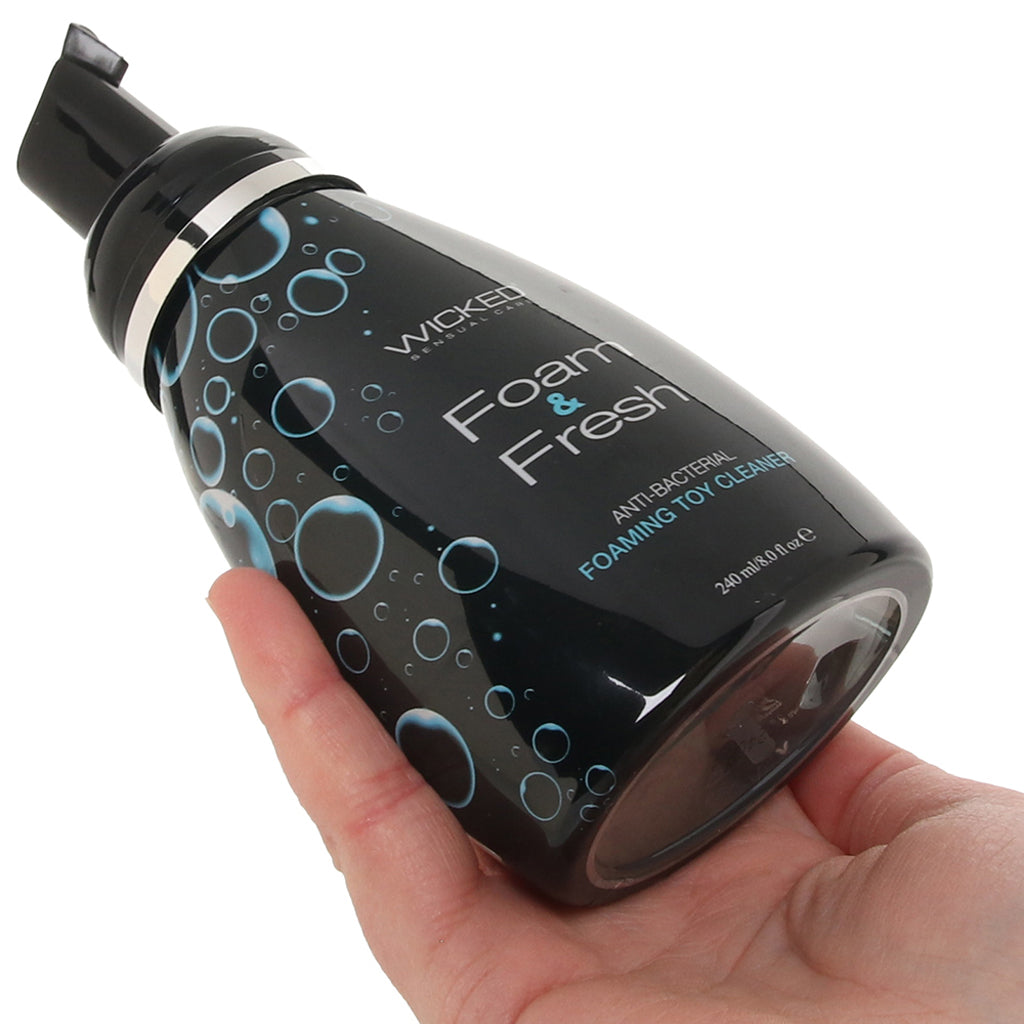 Foam 'n Fresh Anti-Bacterial Toy Cleaner in 8oz/240ml Lubes and Lotions > Sex Toy Cleaner