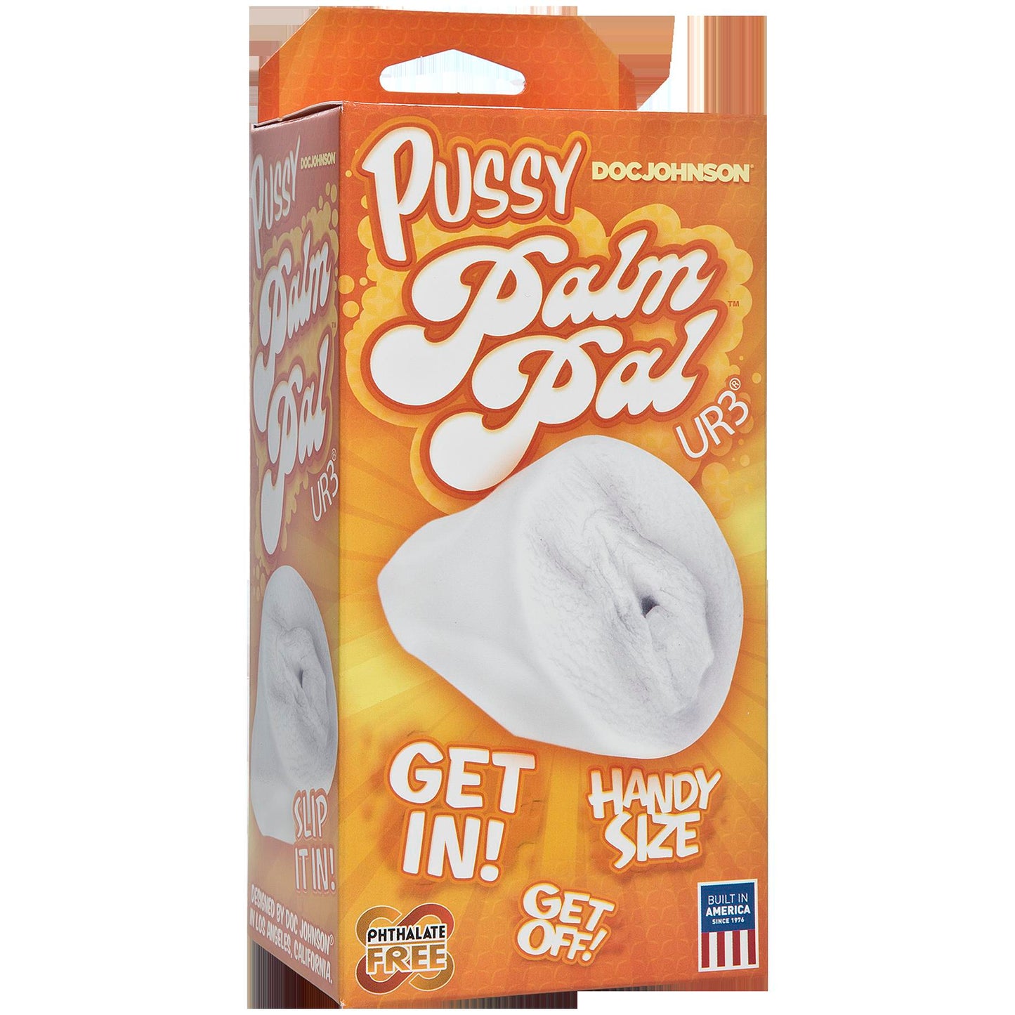 Palm Pal Ultraskyn Pussy Frosted Clear 6 Inch Masturbator