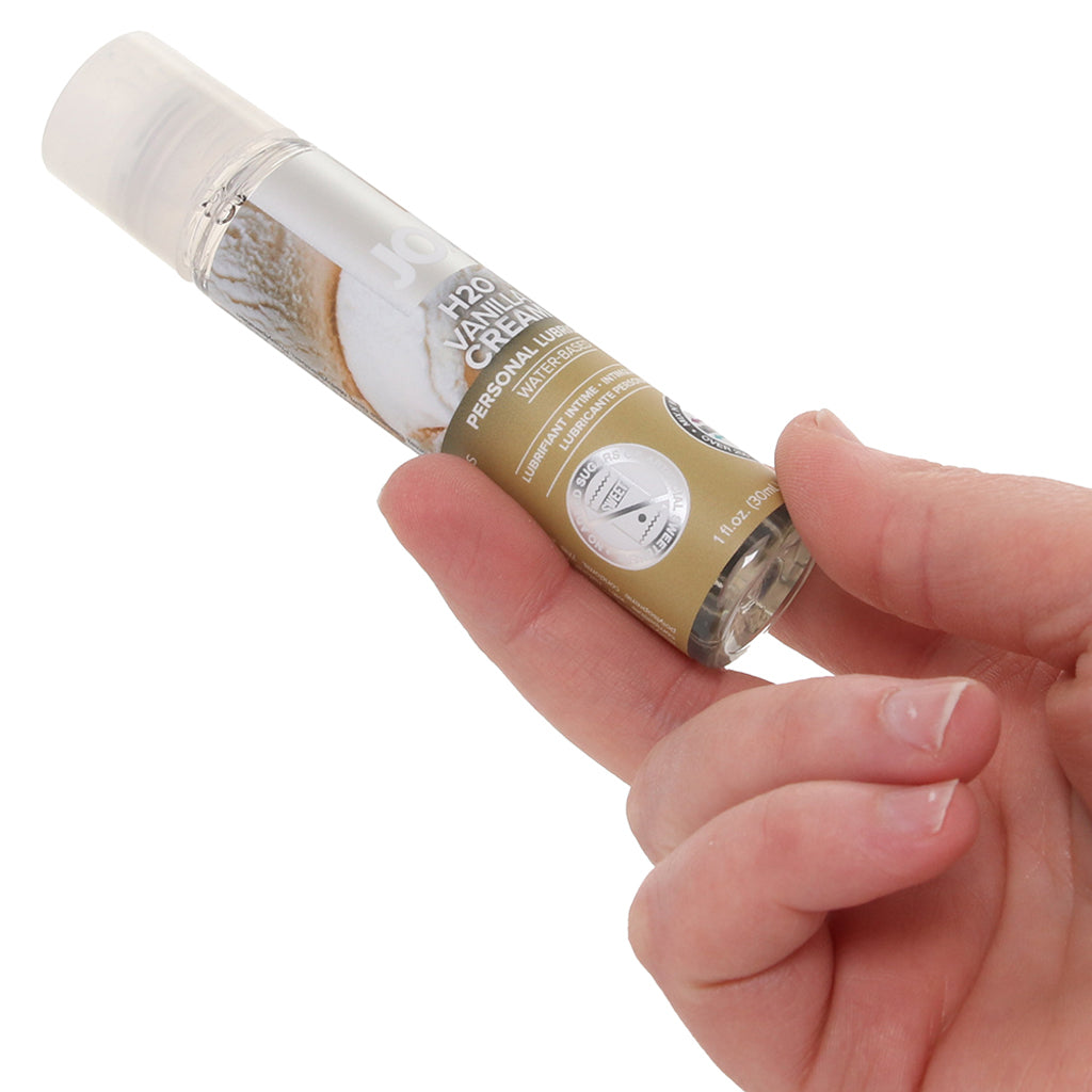 H2O Flavored Lube 1oz/30ml in Vanilla Cream Lubes and Lotions > Flavored Sex Lubes