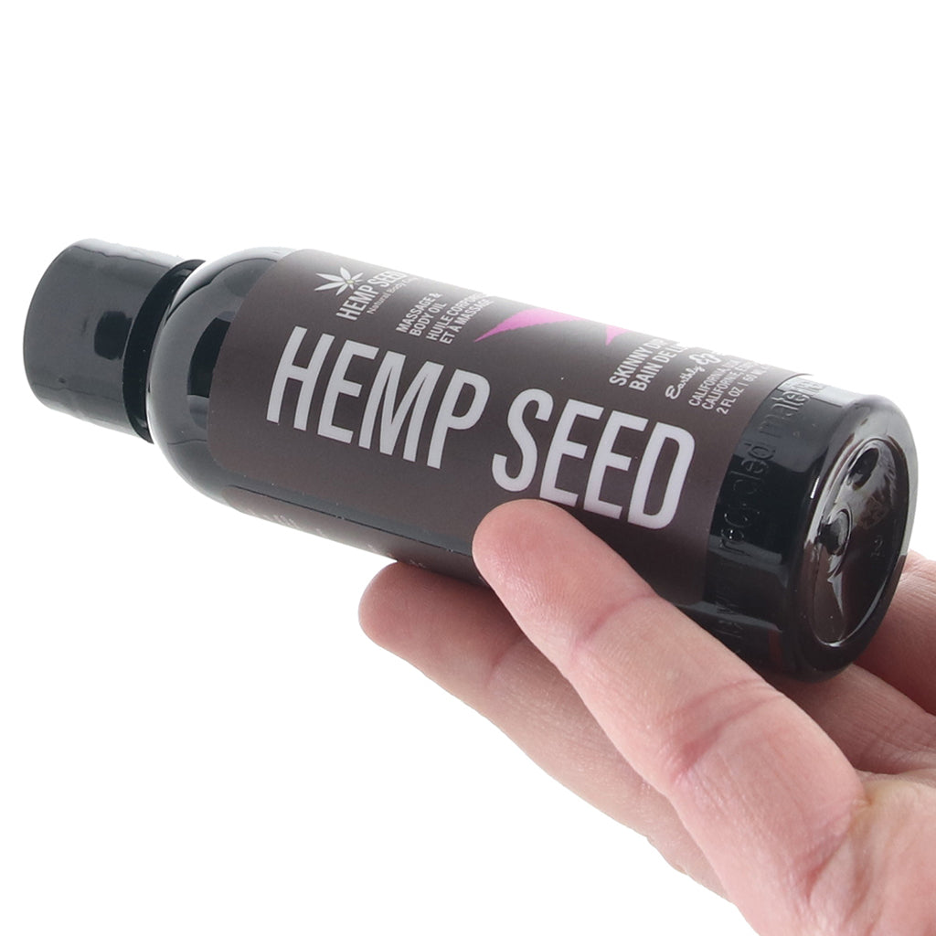 Hemp Seed Massage Oil 2oz/60ml in Skinny Dip Sensual Love > Massage