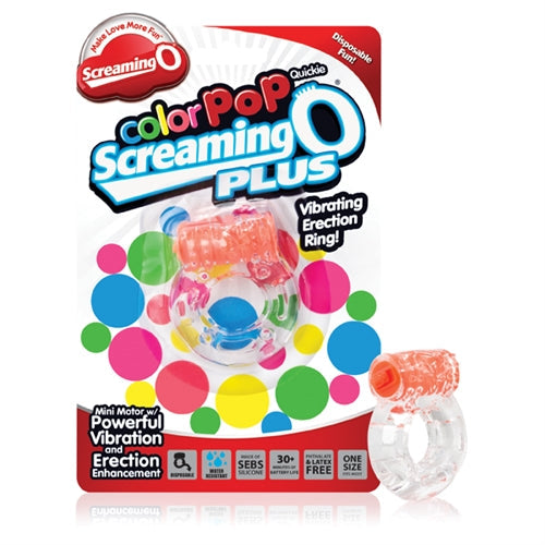 Screaming O Colour Pop Quickie Plus – Vibrating Erection Ring